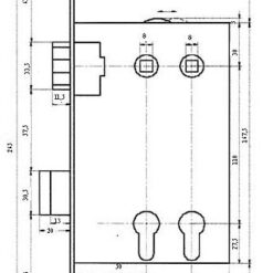 Dyla 607 Brandwerend Cilinderslot
