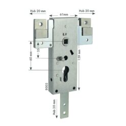 Bever 8003 Garagepoortslot